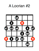 A Locrian #2 (fifth position)