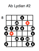 Ab Lydian #2 (third position)